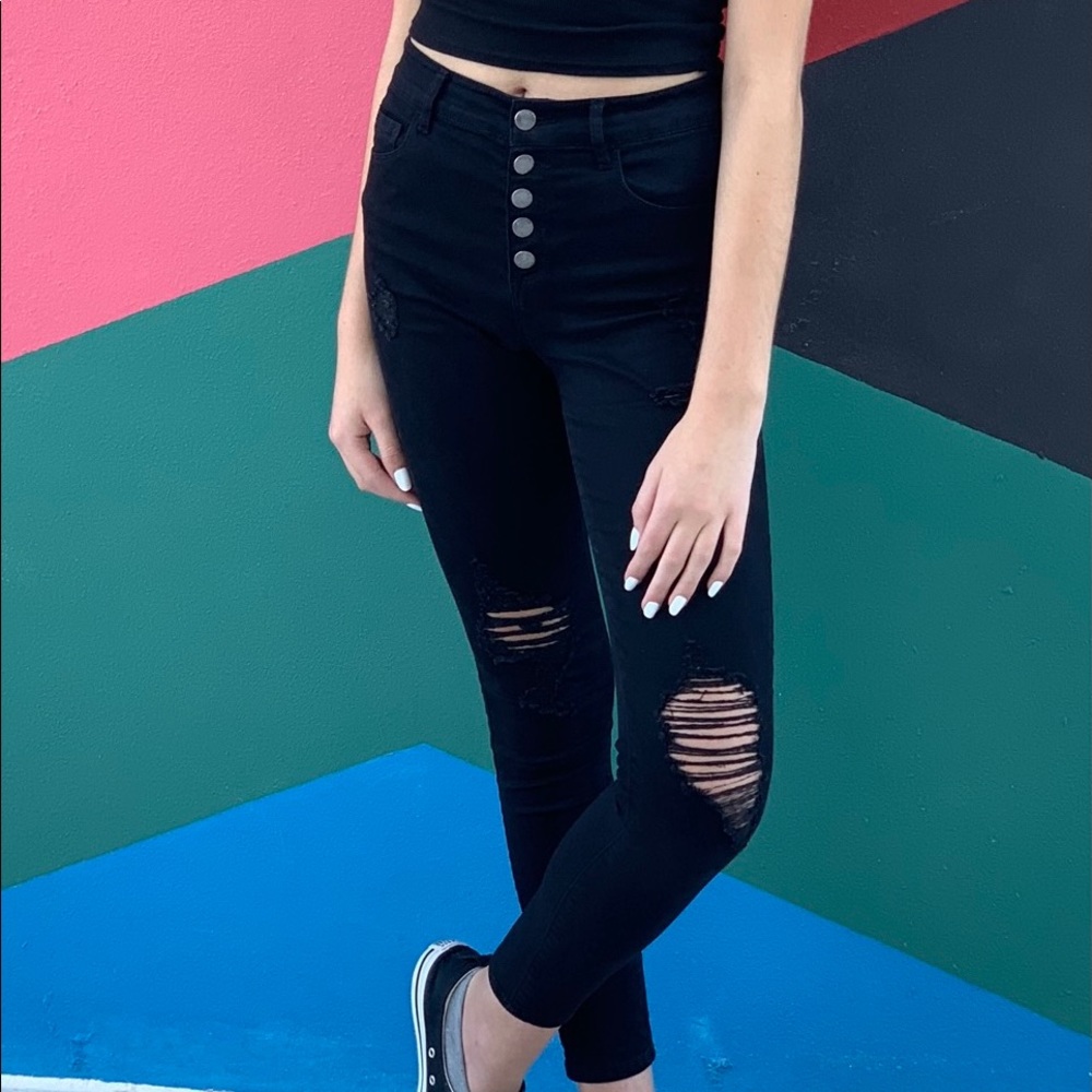 Empyre Zumiez Black stretch Jeans